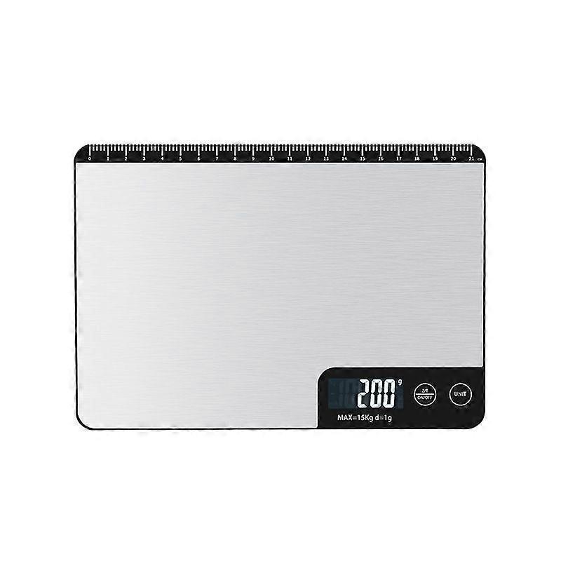 15kg Electronic Kitchen Scale, Professional with Large Panel, Precision Scale, Sensitive Touchscreen & LCD Display, Tare Function