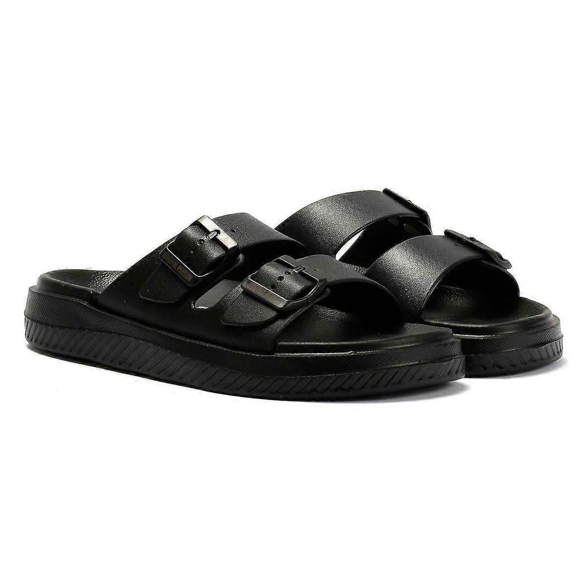 Penguin Playa Men's Black Sandals