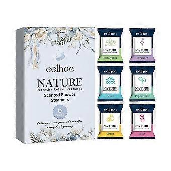 Tabletas de ducha de aromaterapia - Fragancia relajante y experiencia de spa de limpieza profunda - 6 paquetes
