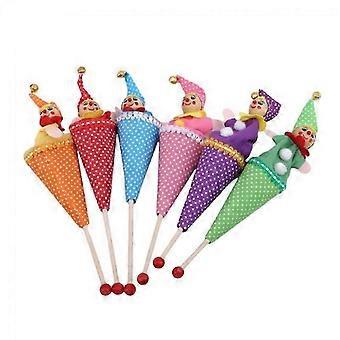 6 Retractable Smiling Clowns, Funny Retractable Dolls, Hidden Drama, Plush Toys, Gift Toys, Interactive Games Puppets