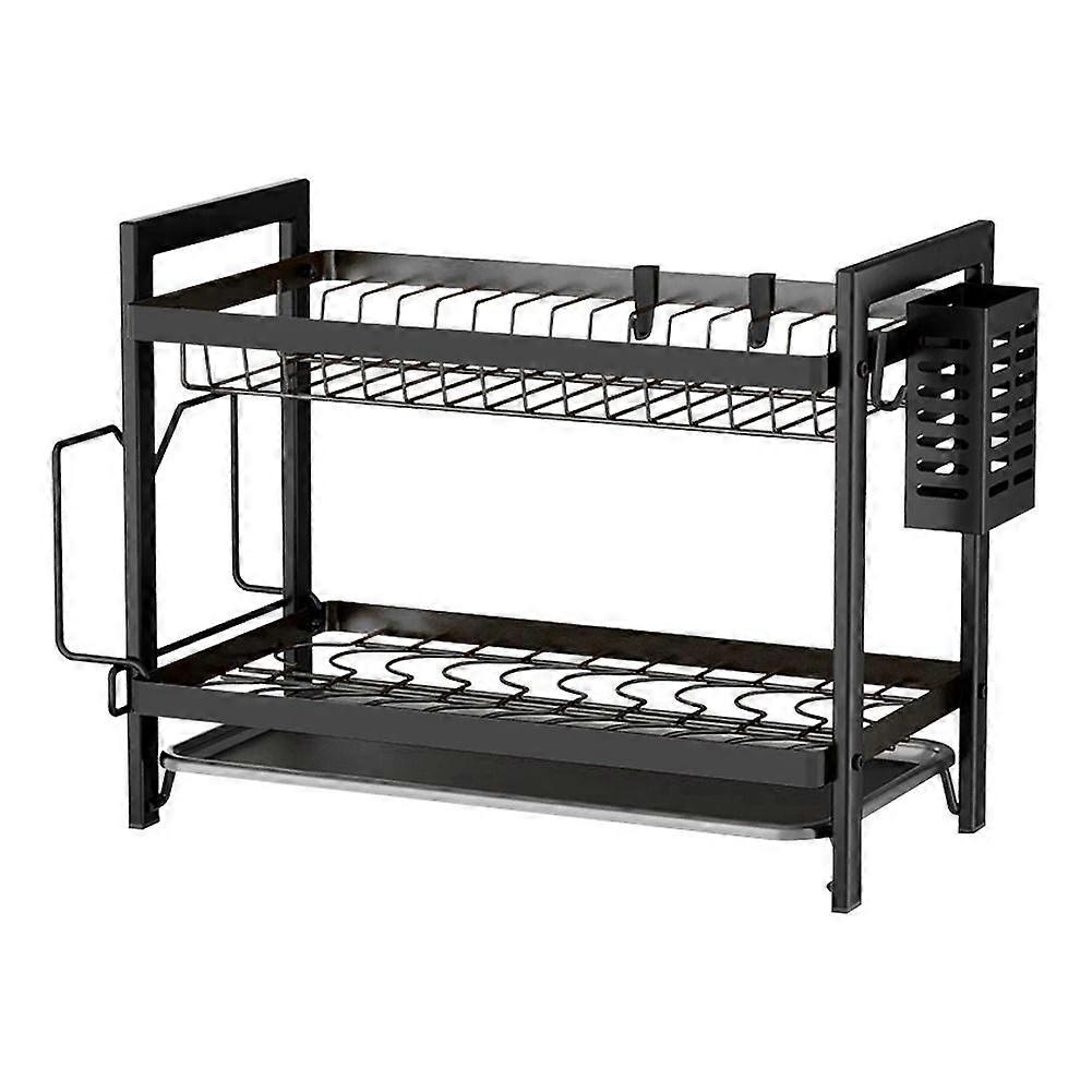 Countertop 2 Tier Draining Storage Rack