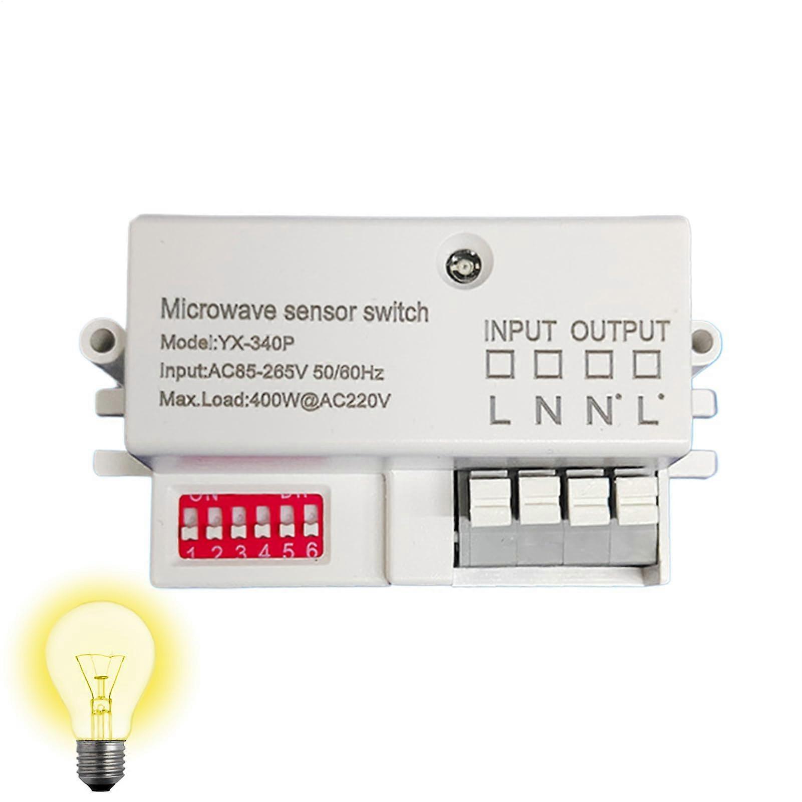 Motion Sensor Light Switch for Ceiling Lights, Smart Motion Detection, Energy Saving, Easy Installation