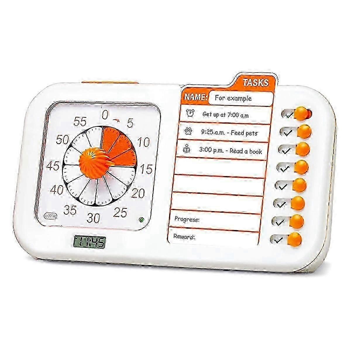 Visual ADHD Timer for Kids & Adults with Planning Board, Task Timer, Chore Chart & Visual Schedule Planne