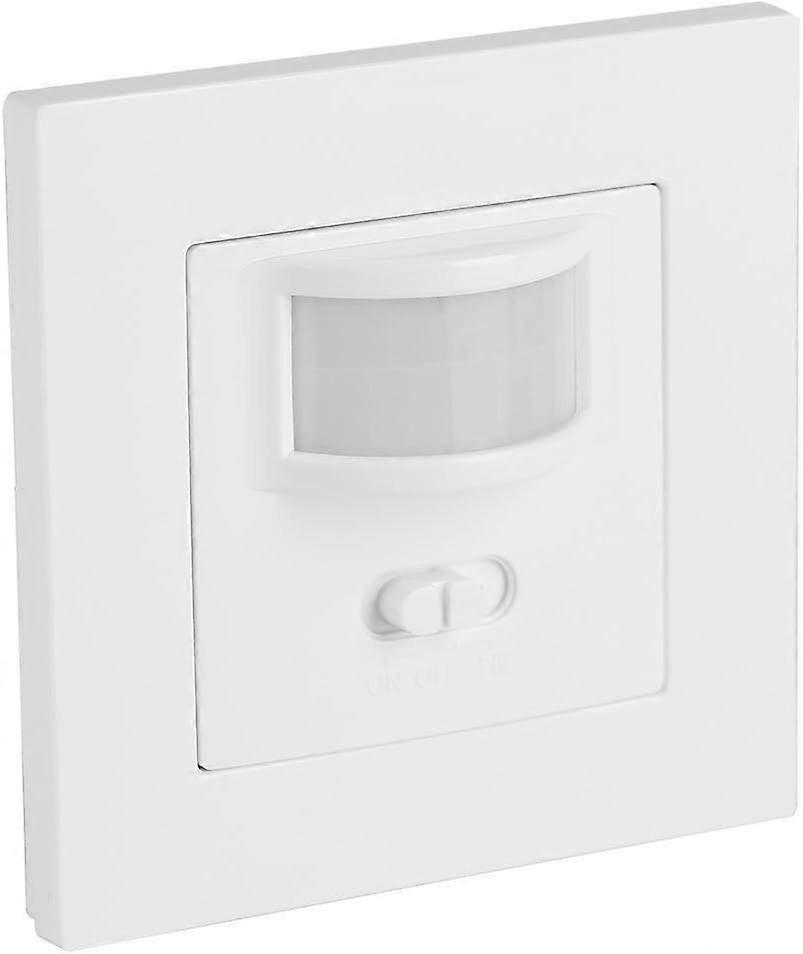 140 PIR Motion Detector Wall Switch 9 Meters Detection Distance Push Button Replacement