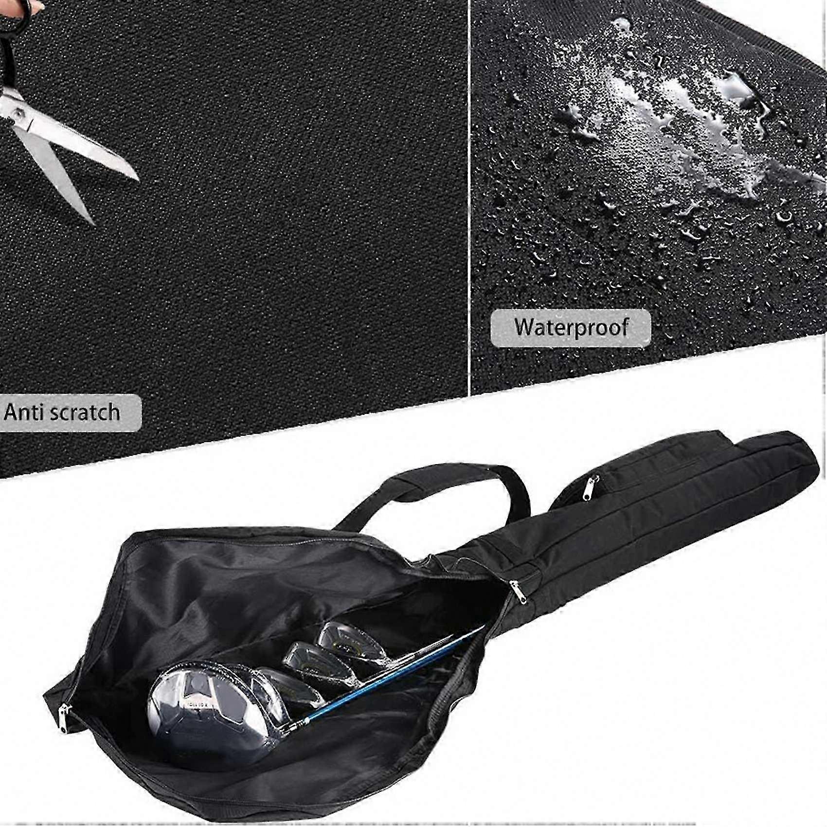 Foldable Compact Design for Driving Range Practice, 2X Mini Golf Bag Travel Case