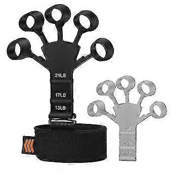 Silicone Hand Grip Device Finger Exerciser Strengthener Stretcher