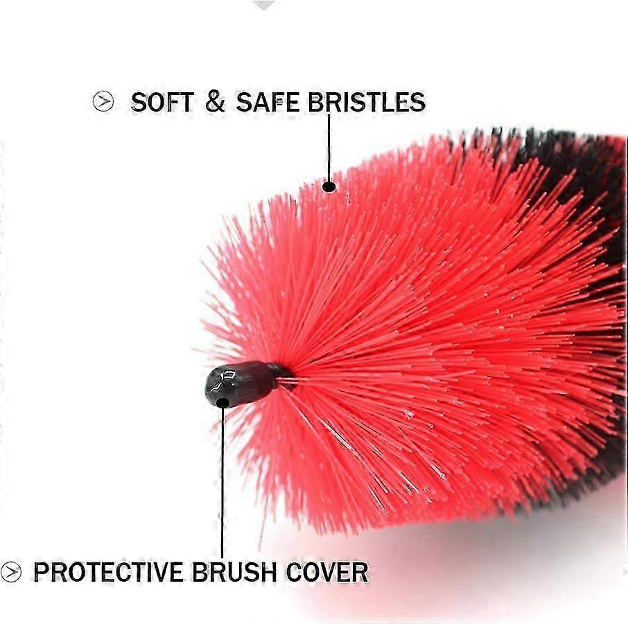 Ergonomic Alloy Wheel Brush 42cm