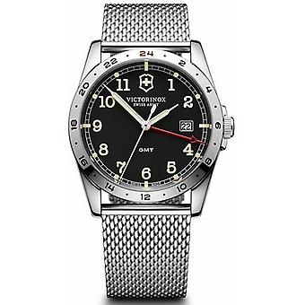 Victorinox infantry reloj para Hombre Analógico de Cuarzo con brazalete de Acero inoxidable V241649