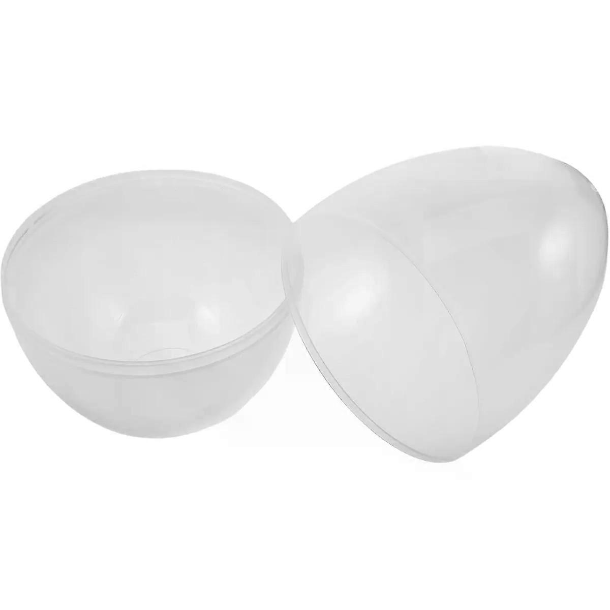 Fillable Translucent Plastic Easter Egg Container for Party Favors
