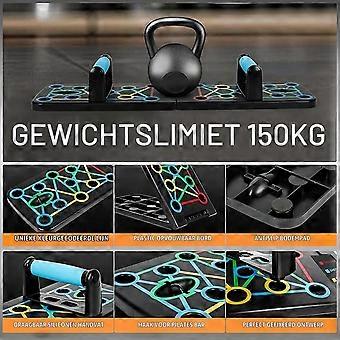 Push-up board, 17-in-1 multifunctional home workout equipment.
