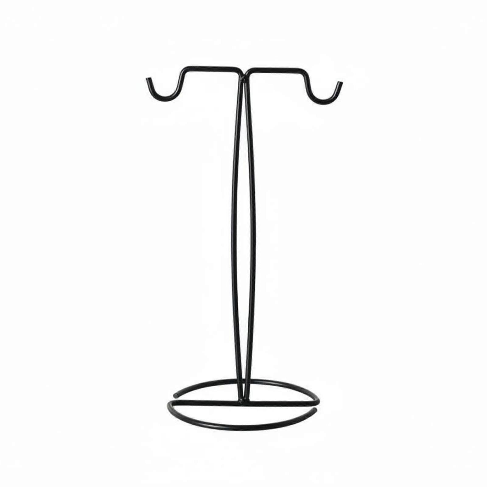 T-Shaped Display Stand Stable Base Scarf Display Stand Space-Saving