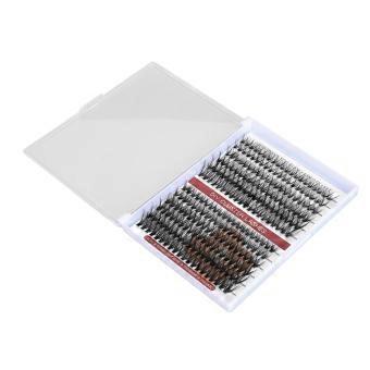 DIY Lash Extension Kit 240pcs Individual Eyelash 9‑16mm Clusters Eyelash Extension Kit with 2ml Lash Bond Seal Tweezers