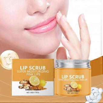 Turmeric Lip Scrub Moisturizes Exfoliates And Brightens Lip Color Deep Care Lipstick Moisturizes And Smoothes Lipss 50g