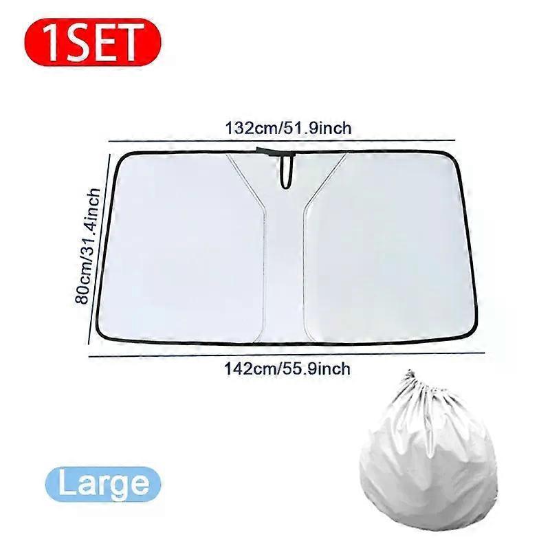 Quick-Fold Reflective Windshield Cover