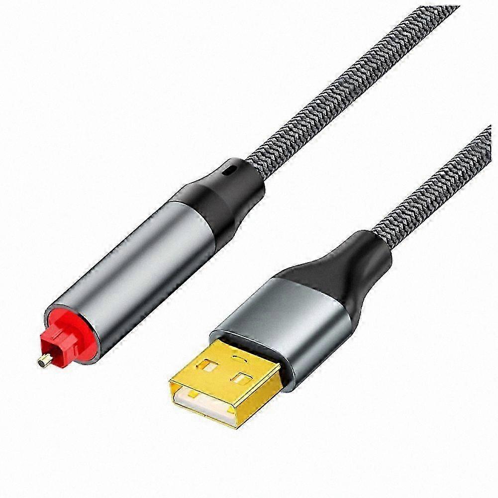 Woven Mesh USB Optical Audio Cord