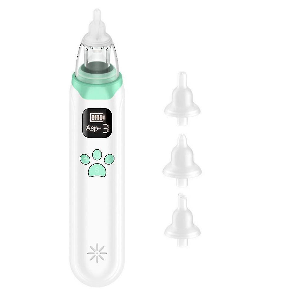 Baby Nasal Aspirator, Electric Nose Suction With Silicone Nose Tips For Infants