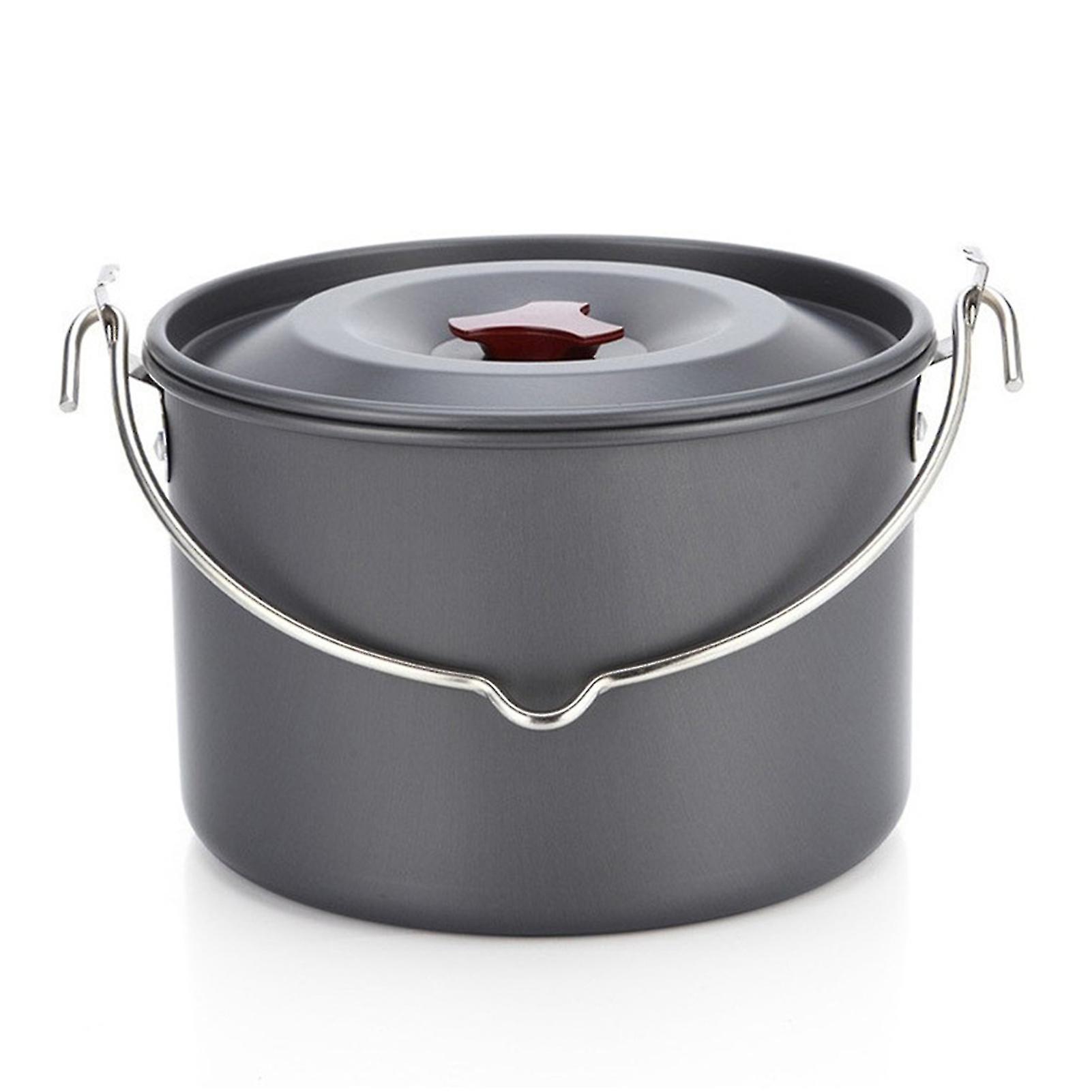 Camping Hanging Pot Cookware Outdoor Tableware 4-6 Persons Picnic Cooking