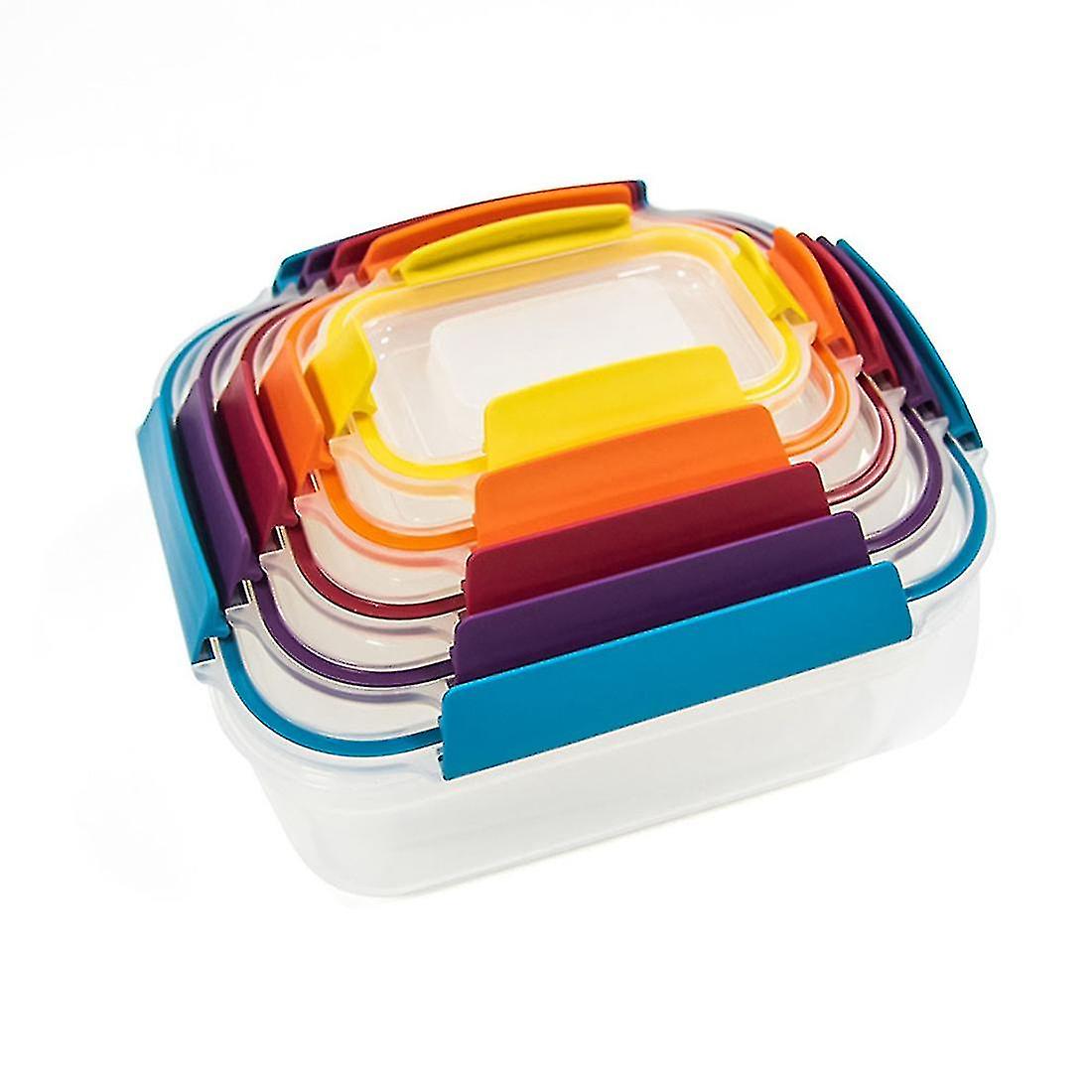 5 Pack Refrigerator Sealed Storage Box Organizer Box Items Food Storage