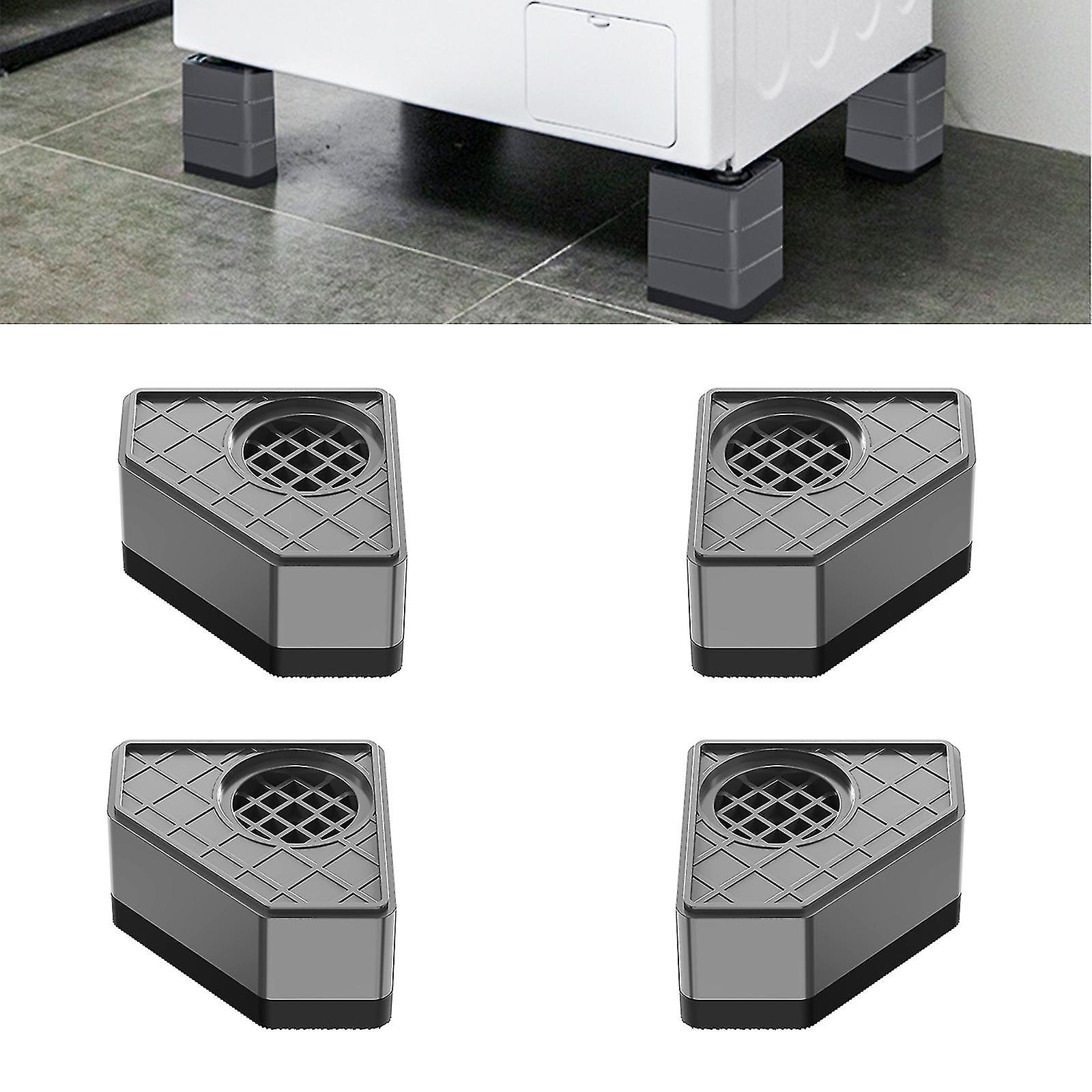 Washing Machine Anti Vibration Pads Set Of 4 - Shock Absorber Foot Base Lifting Support Holder For Noise Reduction, Floor Protection And Anti-skid x
