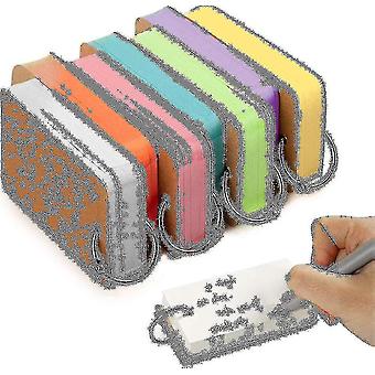 7 Packs de cartes mémoire avec des cartes de vocabulaire en anneau 350 feuilles de carte clignotante Pocket Petit bloc-notes