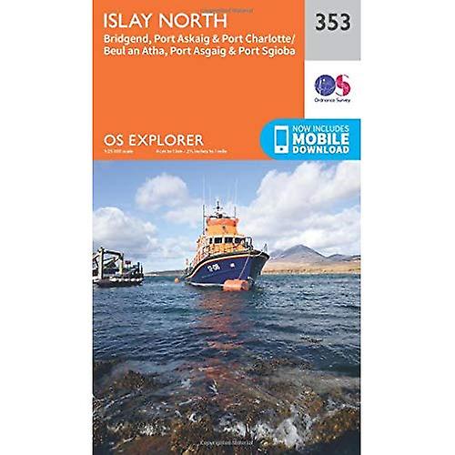 Norte de Islay OS Explorer mapa (353)