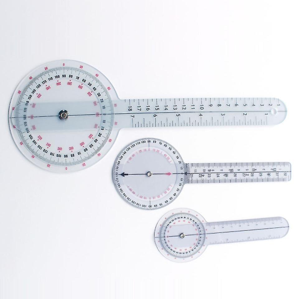 EMI 5-Piece Physical Therapy Set - Goniometers (12, 8, 6 Inch), Taylor Reflex Hammer & Tape Measure - View #9