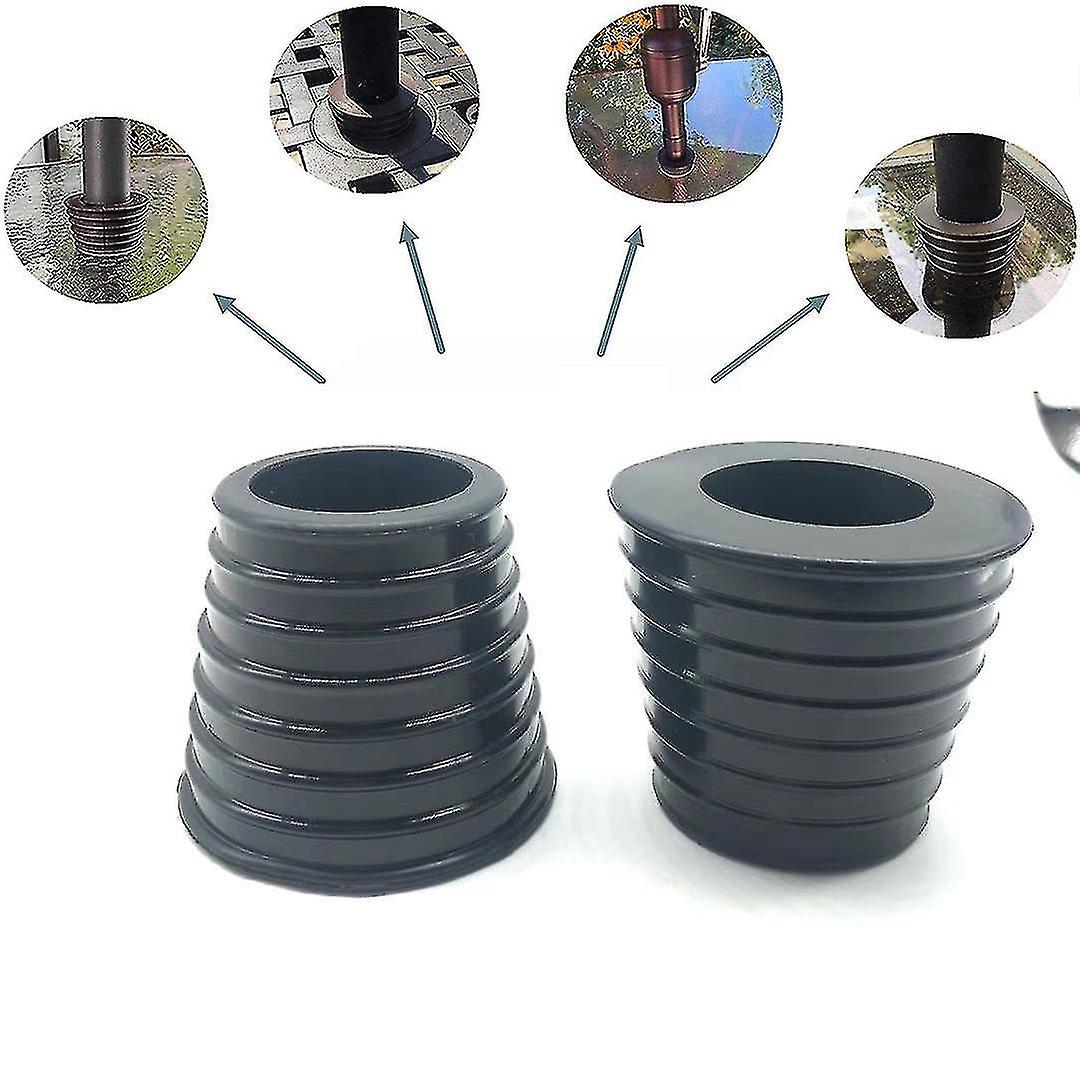 Wabjtam 2x Rubber Umbrella Cone Wedge For Parasol Base Holder Hole Plug Table Patio Umbrella 1.5inch