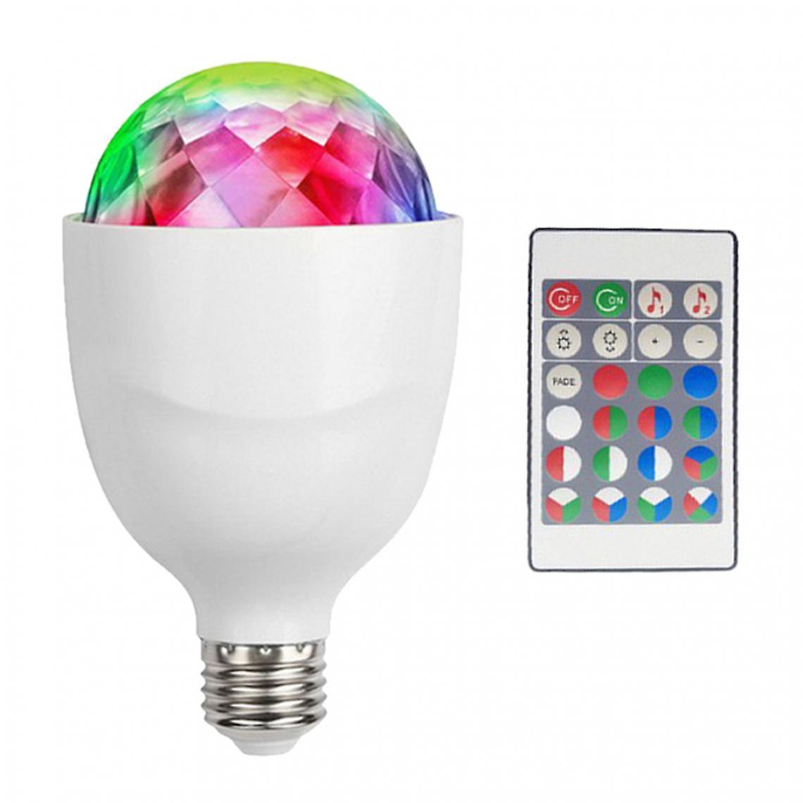 Remote Control Stage Light Crystal Ball Remote Control Light For Christmas Decor