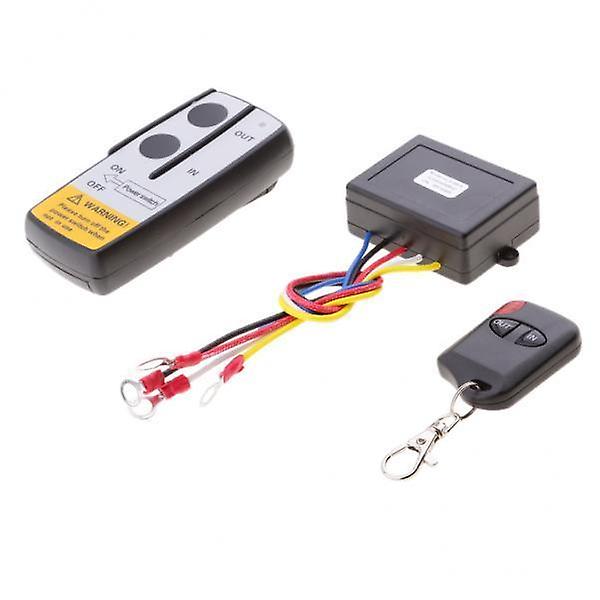 3x12/24V Car ATV SUV Wireless Winch Remote Control Kit Switch Handset KLS-998X