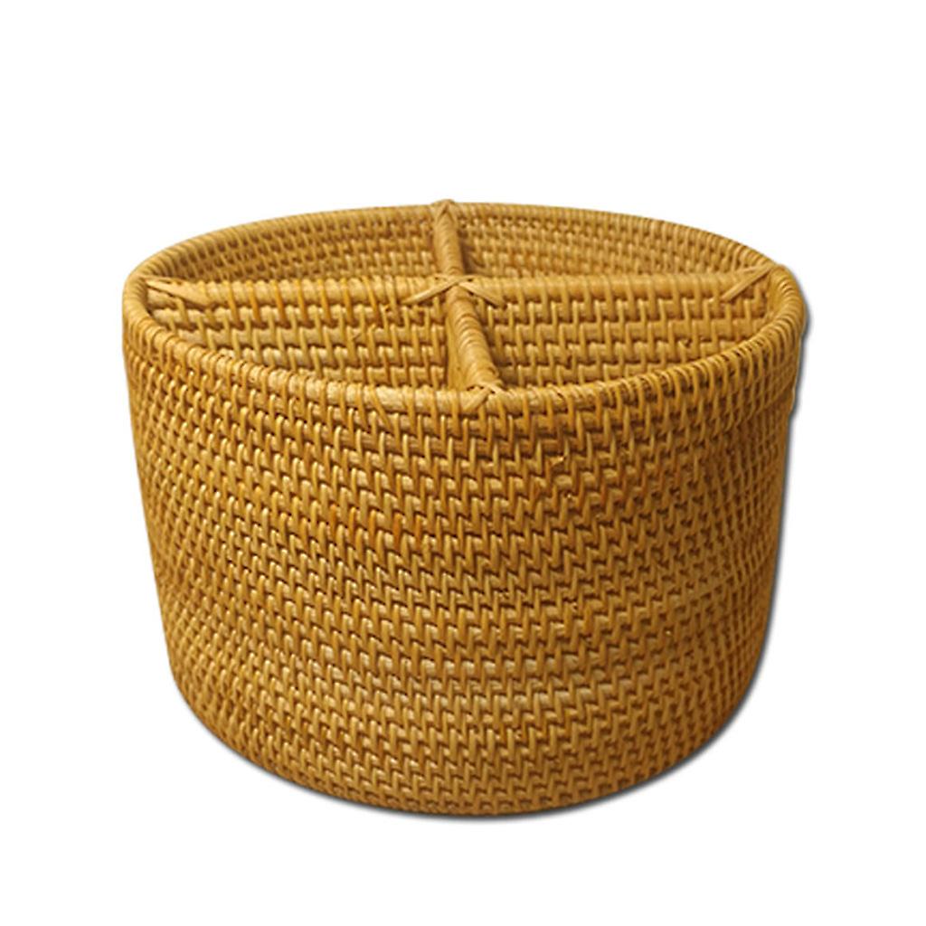 Clothing Basket Storage Box Wardrobe Container Sundries Organizer 4 grids