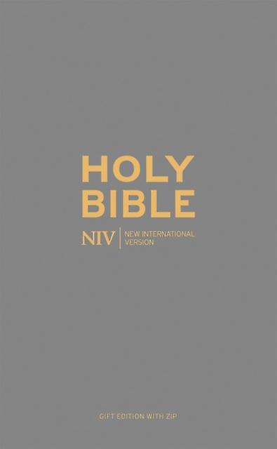 Niv Pocket Charcoal Softtone Bible With Zip by New International Version Paperback