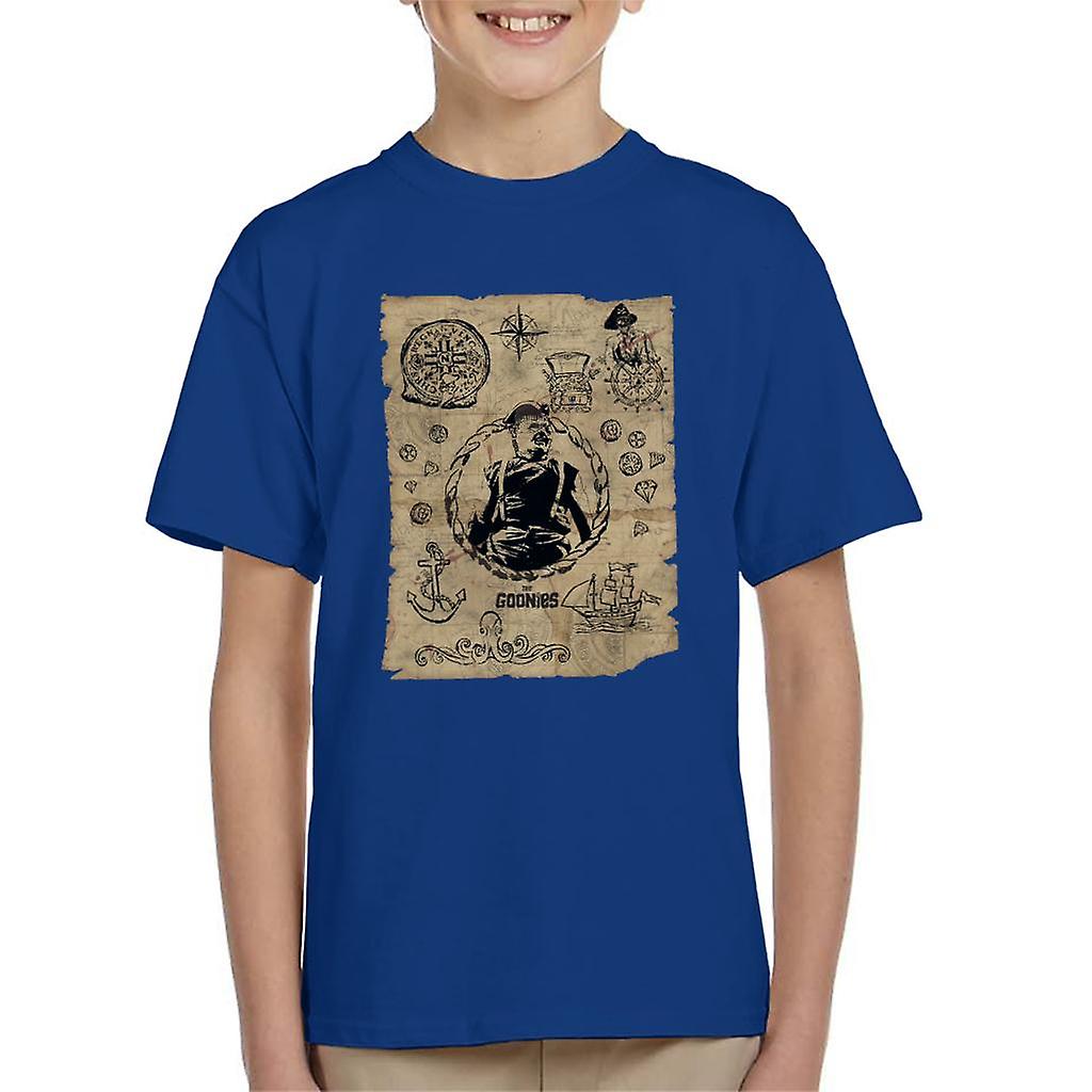 The Goonies Treasure Map Sloth Kid's T-Shirt