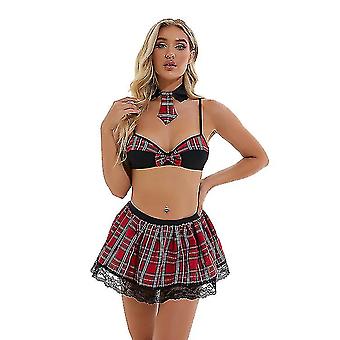 Kvinder Skolepige Lingeri Rollespil Lingeri Set Sexy Student Kostumer