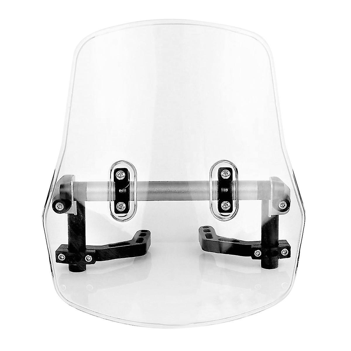 Adjustable Universal Motorcycle Windscreen Windshield Covers Screen Motorbikes Deflector For