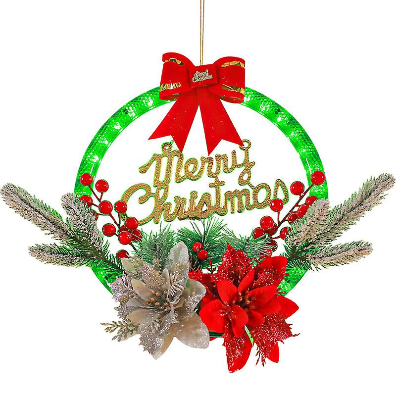 Christmas Gift Xmas Decorative Showcase Pendant Luminous Garland Scene Setting Props