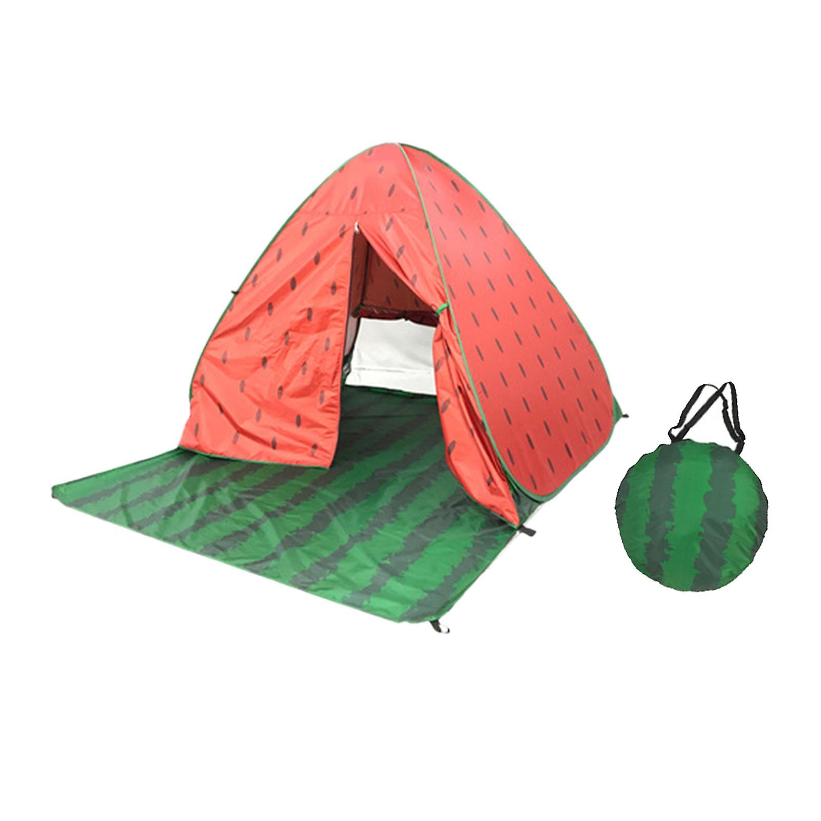 Pop up Tent Lightweight Beach Tent for Outdoor Activities Beach with Curtain Red L