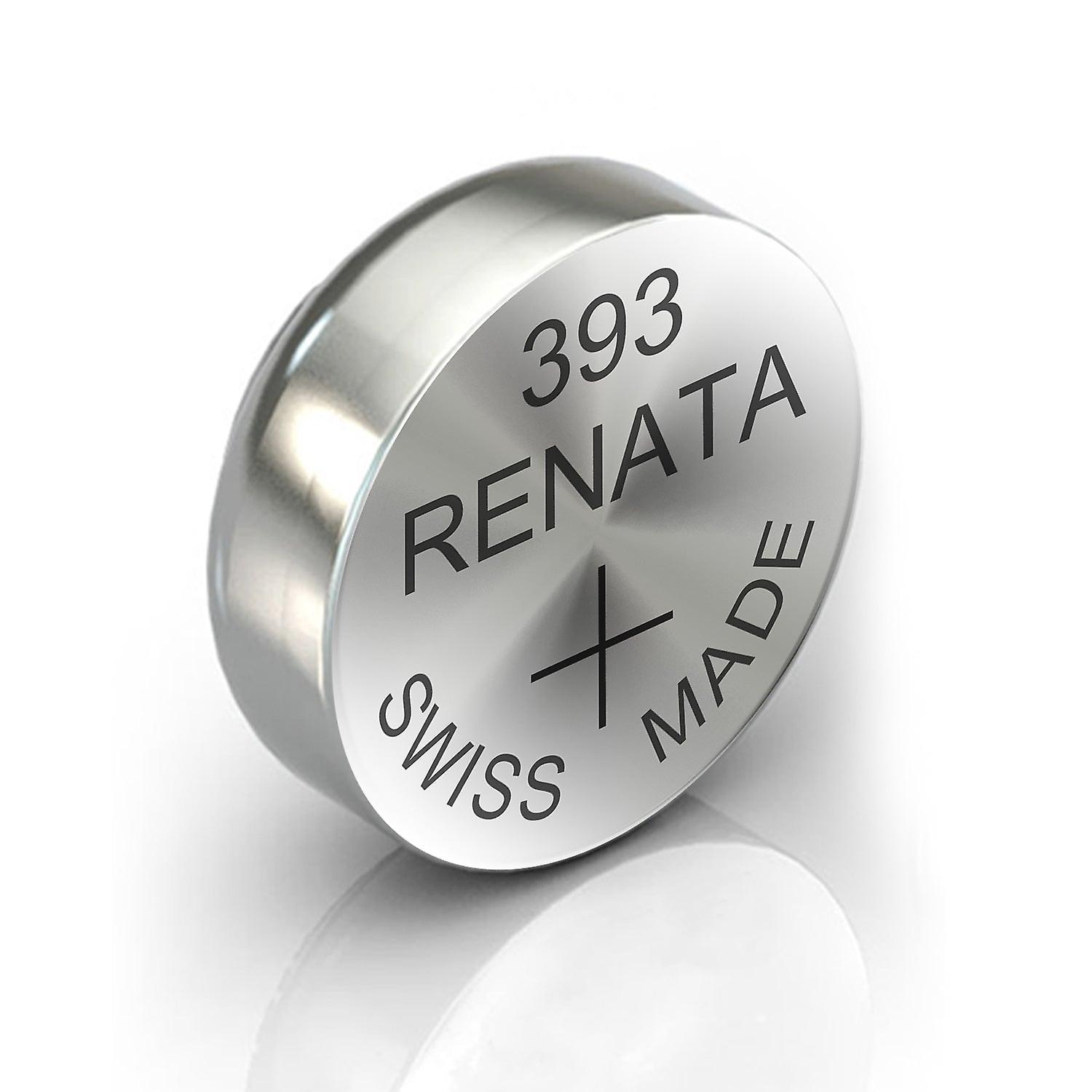 Renata 393 Watch Battery 1.55v Silver Oxide Button Coin Sr754s