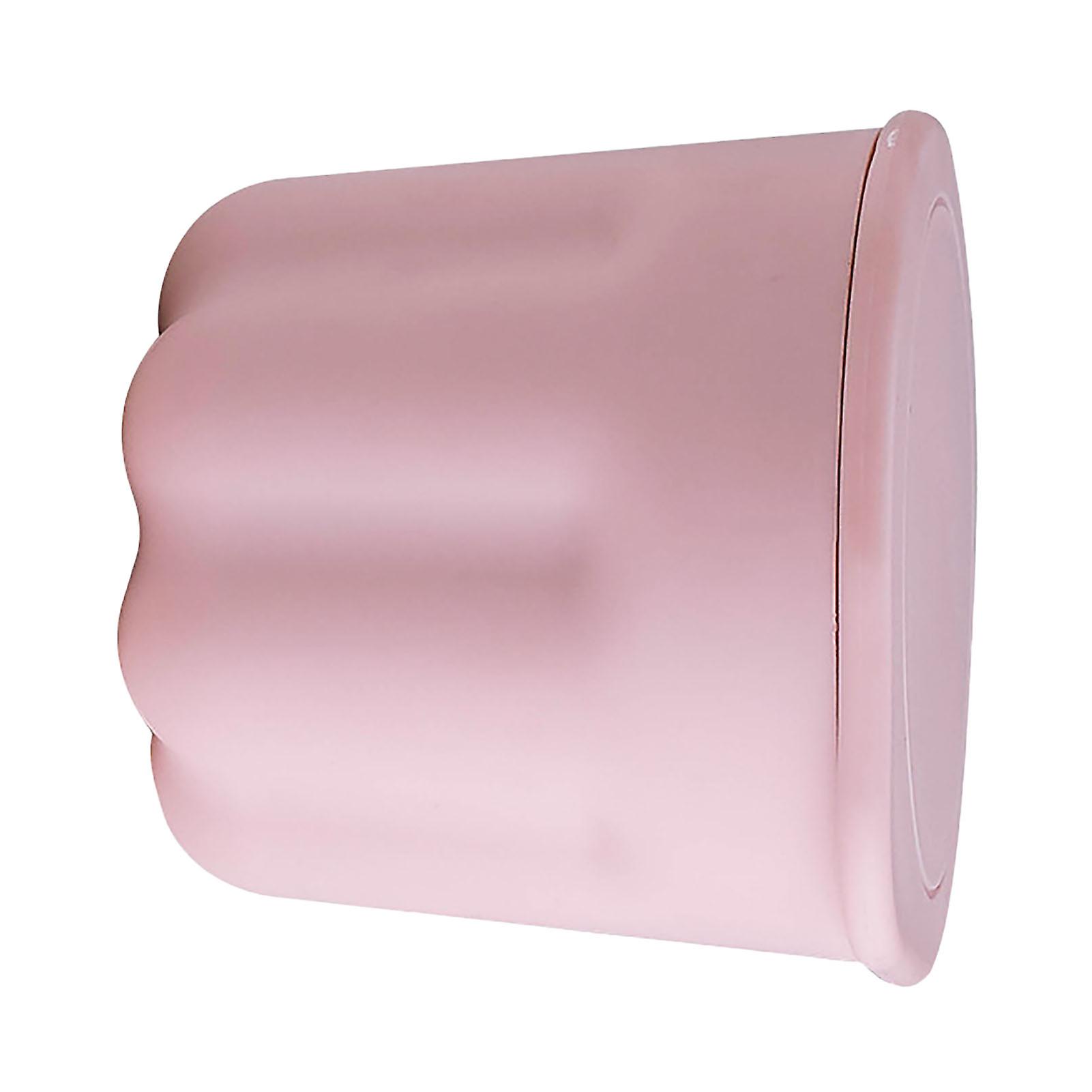 Makeup Brush Cleaner Cup with Drying Rack Pink PP TPR Safe Bowl