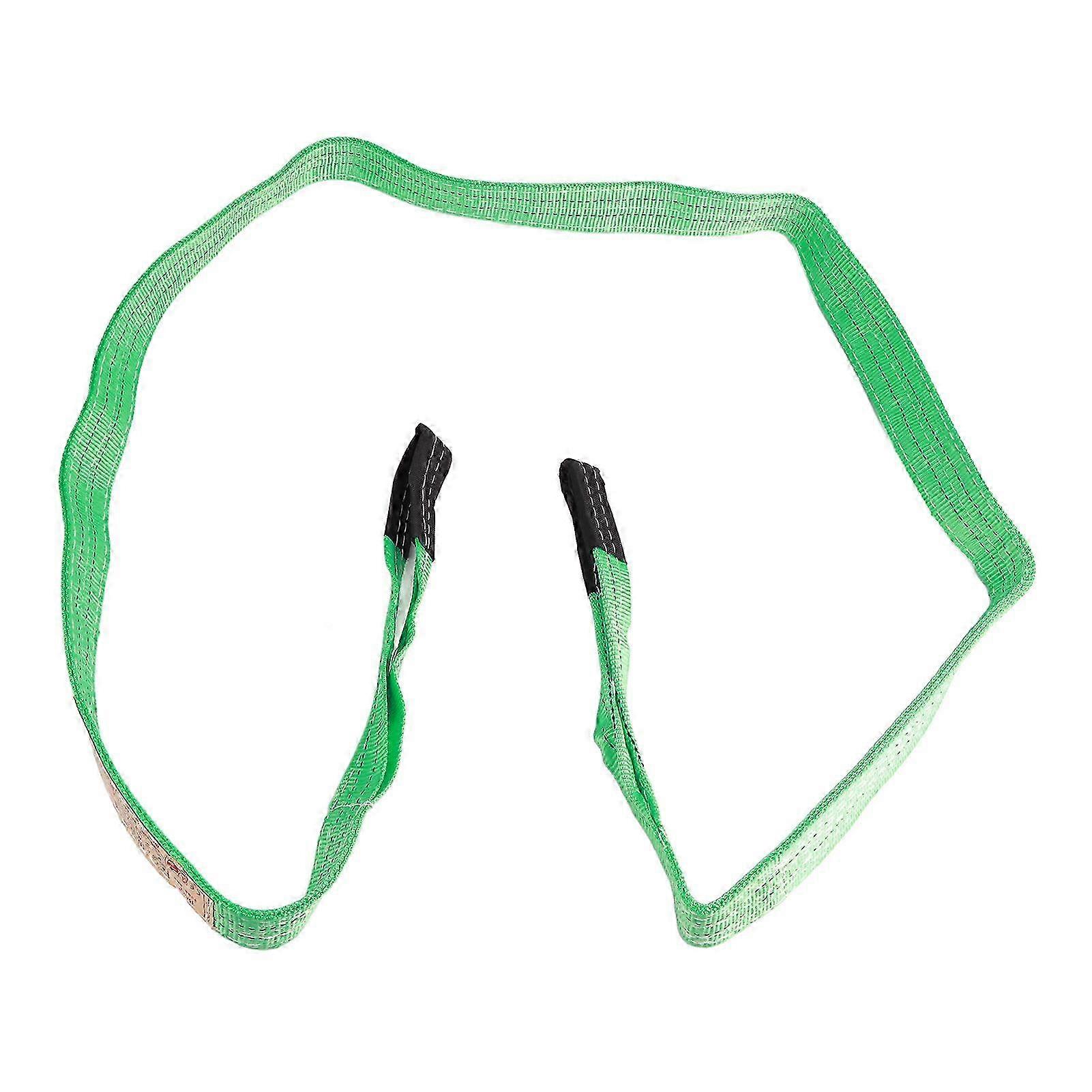2T Flat Lifting Sling High Strength Polyester Crane Lift Webbing Straps Rigging Accessories