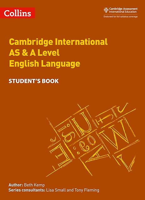 Cambridge International As A Level English Language Students Book by Beth Kemp Paperback Book