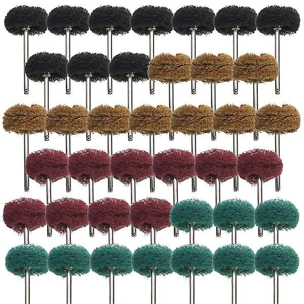 40Pcs 25mm Wheel Grinding Buffing Polishing Wheels Set For Dremel