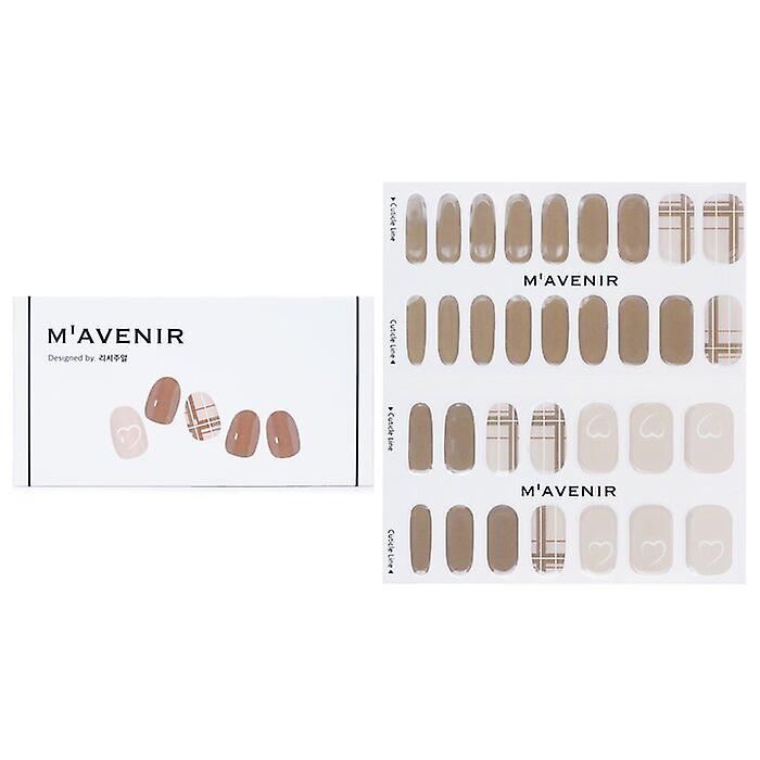Mavenir Nail Sticker - # Brown Milk Tea Nail 32pcs