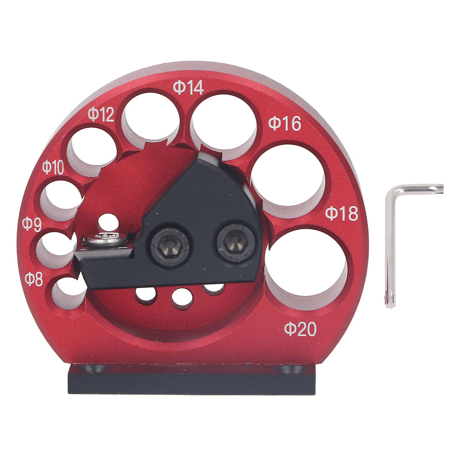 Qukaim Woodworking Supplies Dowel Maker 8 to 20mm, Round Dowel Cutter with High Accuracy Aluminum Alloy Body and Cemented Carbide Blade,