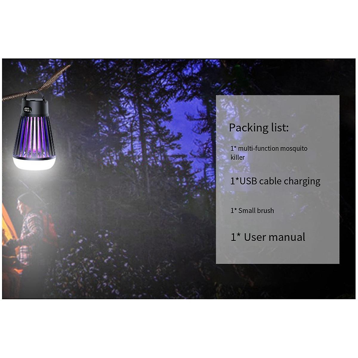 2PCS Indoor Outdoor Mosquito Zapper Fly Zapper MosquitoKiller Lamp with Storage Box, Waterproof Bug