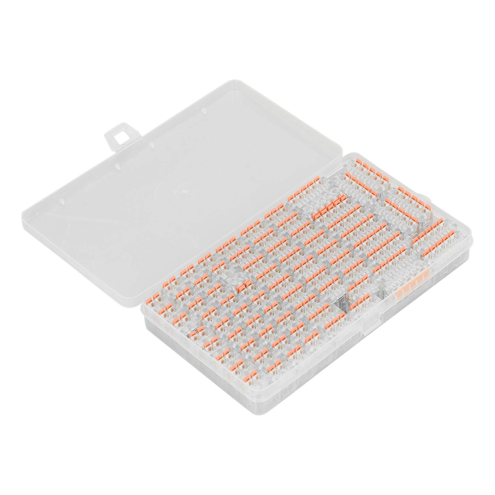 For 75pcs Lever Wire Connector Kit Splicing Quick Wiring Cable Assortment Pack Push