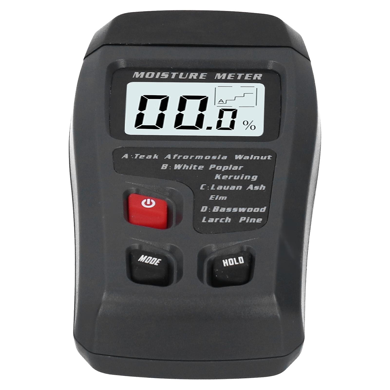 Wood Moisture Meter Handheld LED Digital Humidity Tester Detector Moisture Measuring Tool
