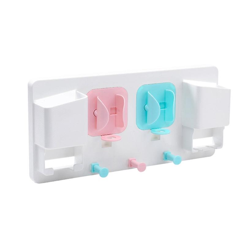 Wall-mounted Bathroom Toothbrush Holder Space Saving Hanging Cups Toothbrush