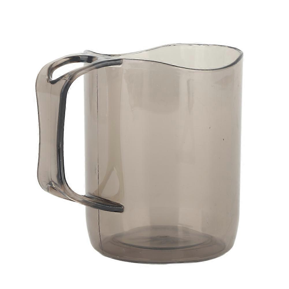 Toothbrush Holder Cup Transparent Multipurpose Lightweight Plastic Reusable Drinking Cups for Bathroom