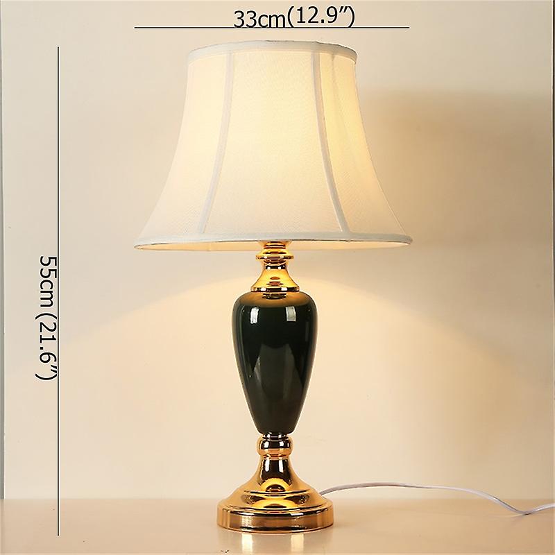 Bordslampor Modern Led Luxury Design Creative Ceramic Desk Lights För Hem Sovrum