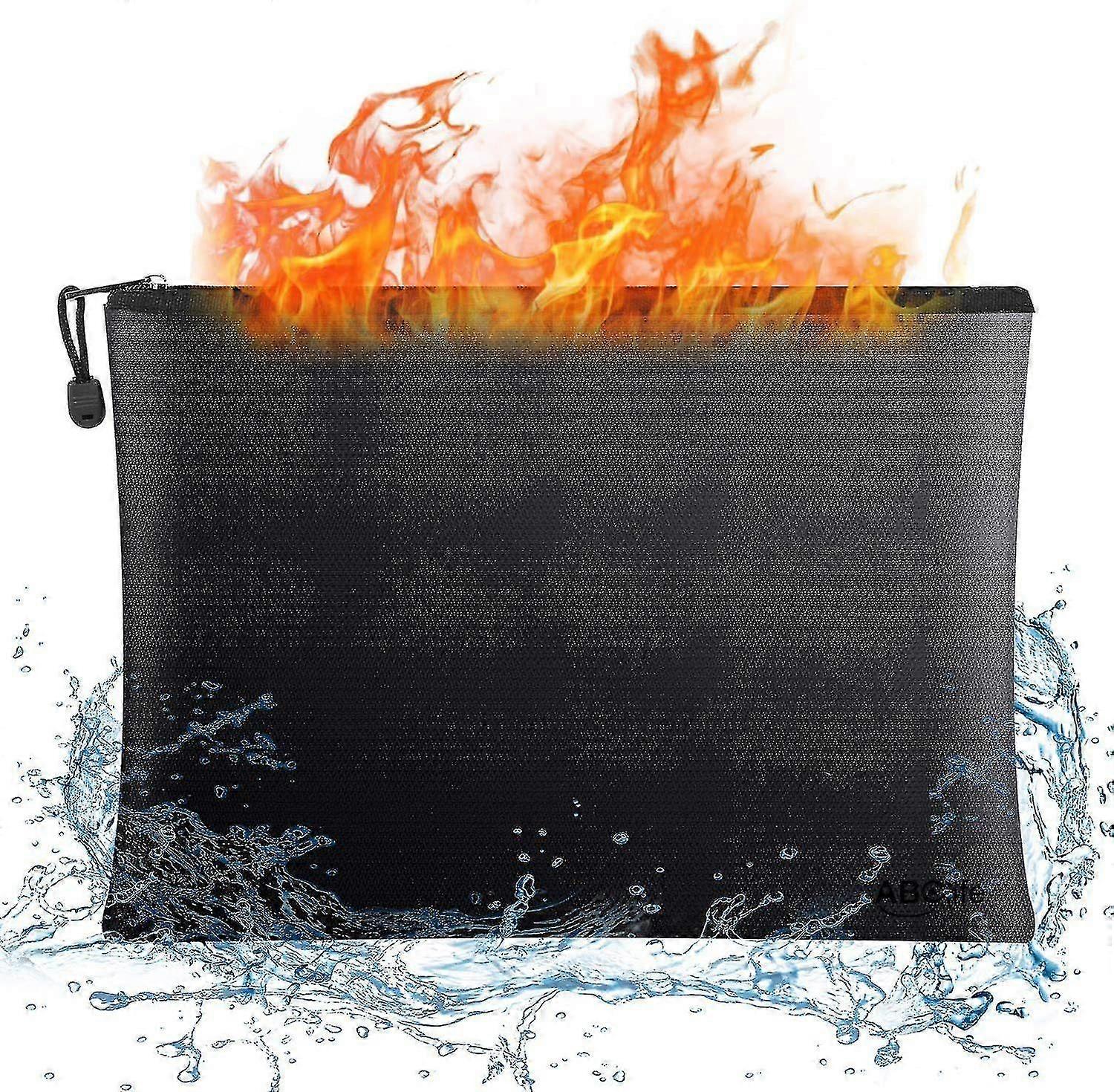 Sacs à documents imperméables et ignifuges Noir